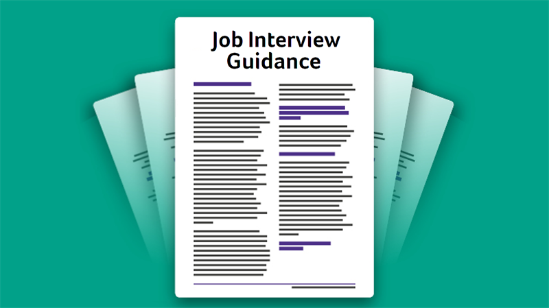 Job interview guidance
